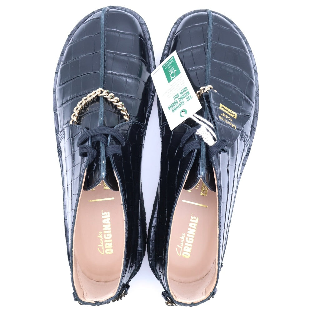 SUPREME(シュプリーム) 24AW ×Martine Rose ×Clarks Desert Trek マーティン ローズ クラークス デザートトレック シューズ ブラック 26180294