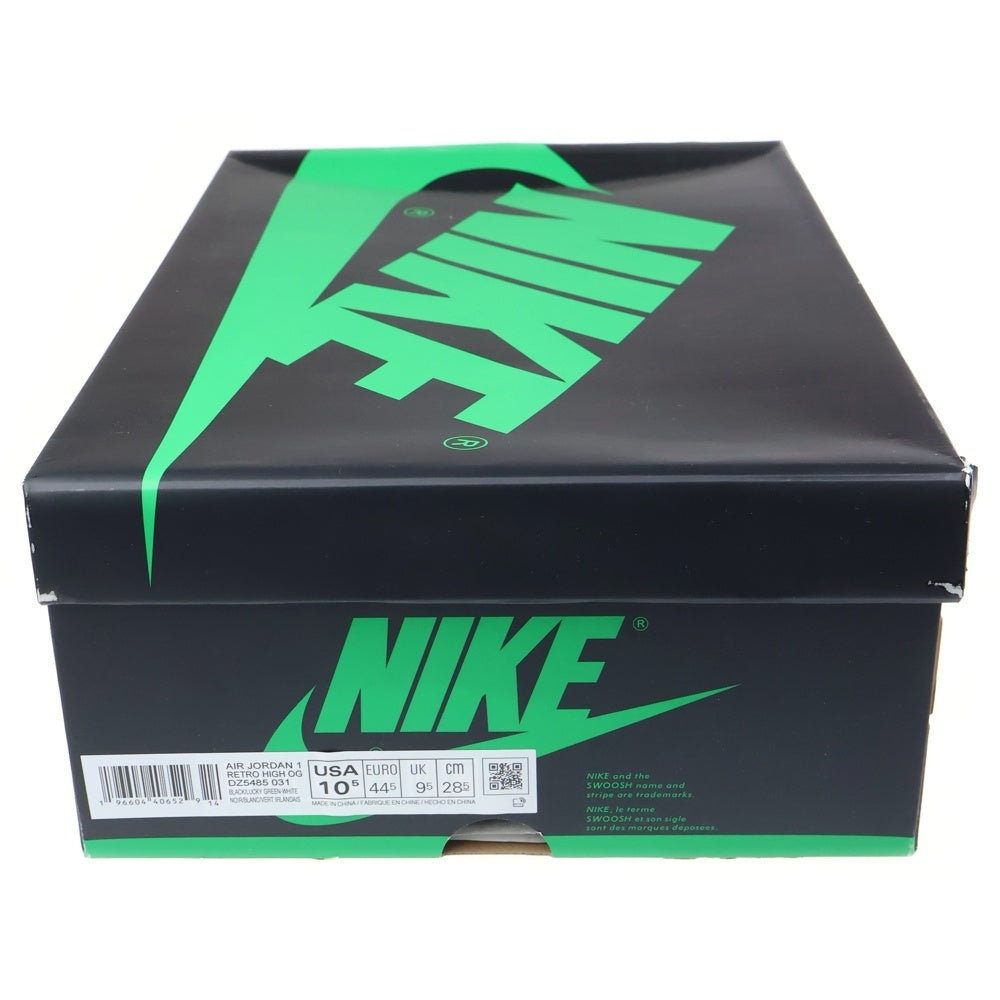 NIKE(ナイキ) AIR JORDAN 1 RETRO HIGH OG Celtics エアジョーダン 1 セルティック ローカットスニーカー ブラック/ホワイト/グリーン US10.5/28.5cm DZ5485-031