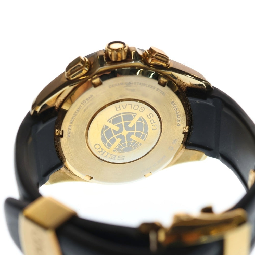 SEIKO(セイコー) ASTRON アストロン デイデイト GPSソーラー電波 ブラック文字盤 ウォッチ 腕時計 ブラック SBXB055