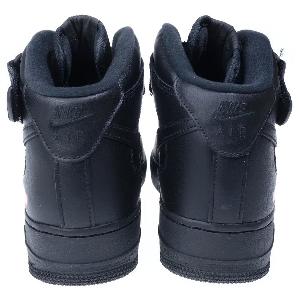 NIKE(ナイキ) ×SUPREME AIR FORCE 1 MID SP シュプリーム エアフォース1 ミッドカットスニーカー ブラック US9/27cm FZ8784-001