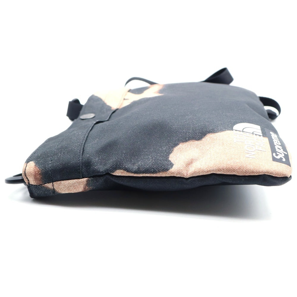 SUPREME(シュプリーム) 21AW ×The North Face Bleached Denim Print Shoulder Bag ザノースフェイス ブリーチド デニム プリント ショルダーバッグ サコッシュ NM72154I NF0A7WOH