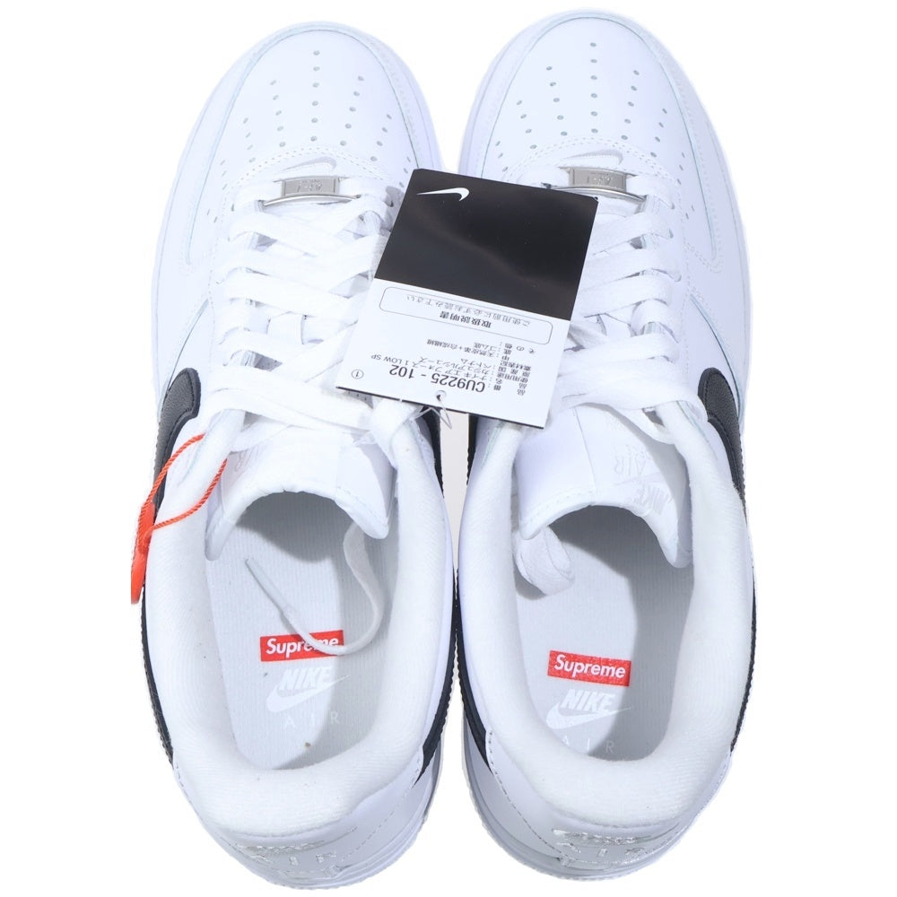 NIKE(ナイキ) ×NIKE AIR FORCE 1 LOW ナイキ エアフォース 1 ローカットスニーカー ホワイト/ブラック US9.5/27.5cm CU9225-102