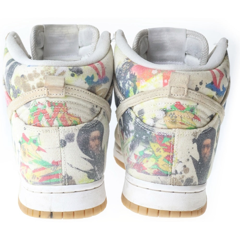 NIKE SB(ナイキエスビー) ×Supreme DUNK HIGH RAMMELLZEE シュプリーム ダンク ラメルジー ハイカットスニーカー ホワイト/マルチ US10/28cm FD8779-100
