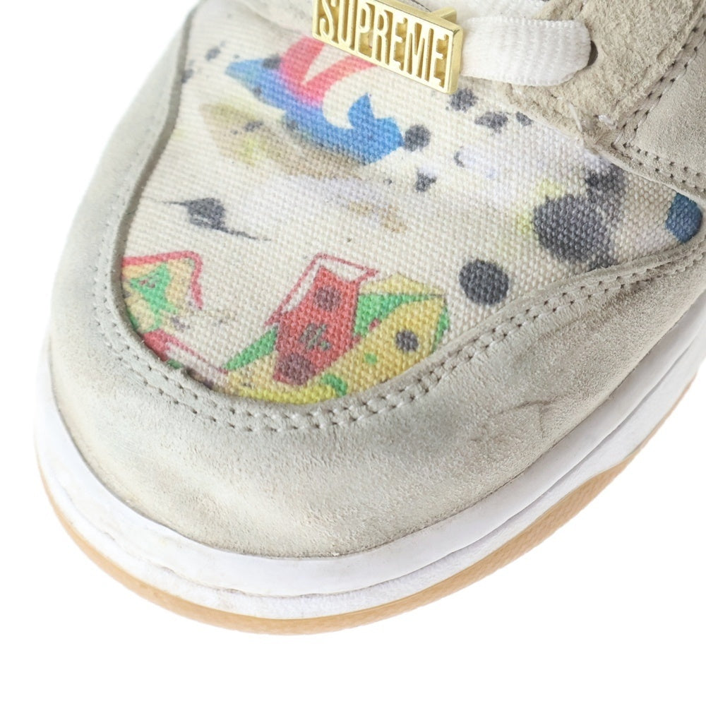 NIKE SB(ナイキエスビー) ×Supreme DUNK HIGH RAMMELLZEE シュプリーム ダンク ラメルジー ハイカットスニーカー ホワイト/マルチ US10/28cm FD8779-100