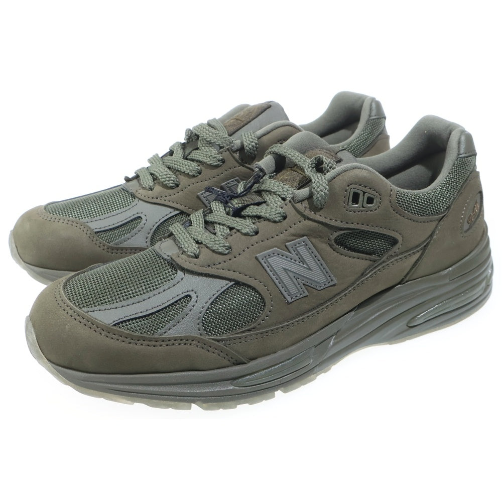 New Balance(ニューバランス) U991SC2 ×Stone Island 991V2 GHOST MILITARY GREEN ストーンアイランド ゴースト ミリタリーグリーン メッシュ スウェードレザー ローカットスニーカー