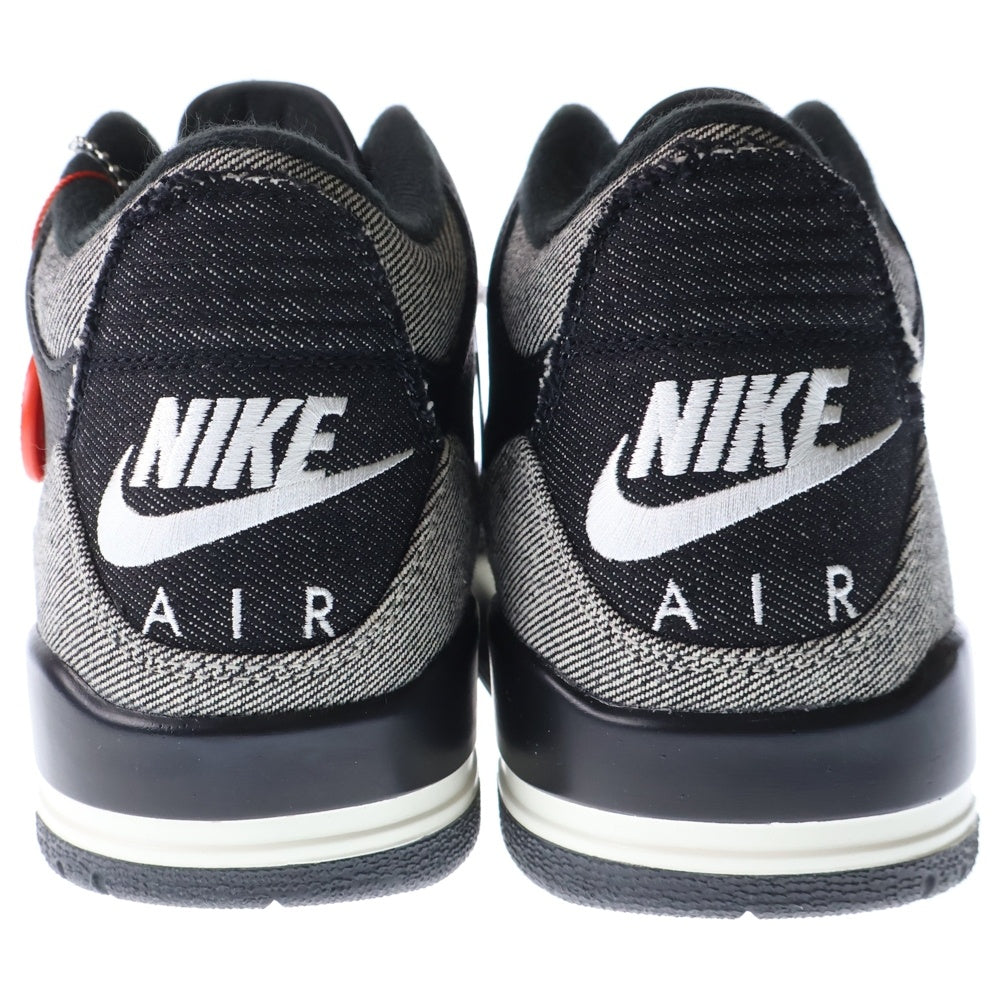 NIKE(ナイキ) ×Levi's AIR JORDAN 3 RETRO SP LEVI'S Tab リーバイス エアジョーダン3 レトロ リーバイスタブ レザー ローカットスニーカー US9/27cm IR0914-400