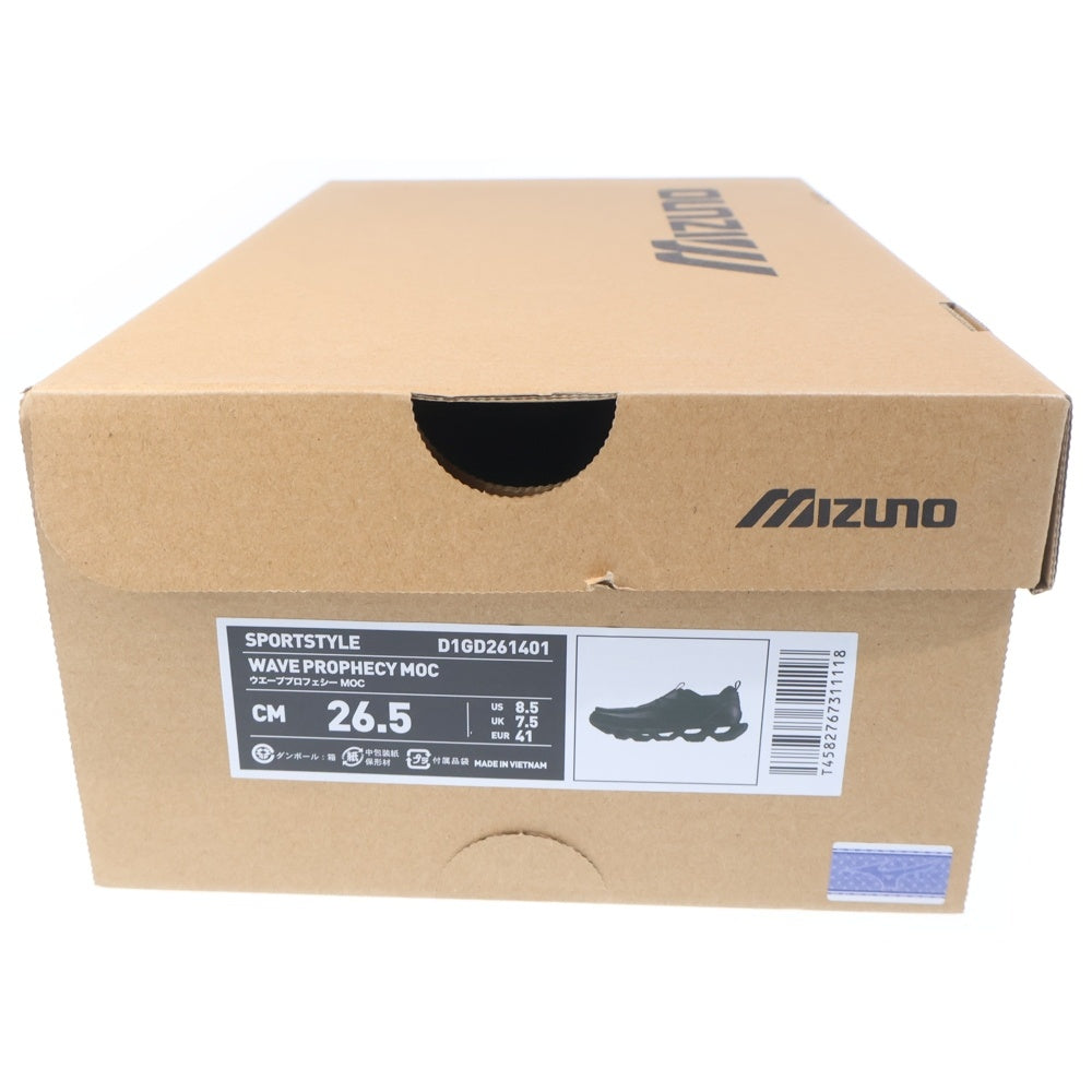 MIZUNO(ミズノ) Wave Prophecy ウェーブ プロフェシー モック ローカットスニーカー ローファー ブラック US8.5/26.5cm D1GD230601