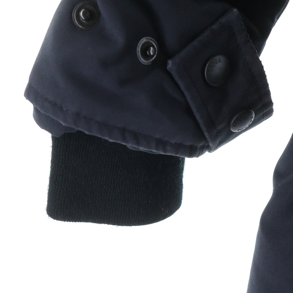CANADA GOOSE(カナダグース) BLACK LABEL SHELBURNE PARKA ブラックレーベル シェルバーンパーカー ファーフーデッド ロング ダウンジャケット ネイビー レディース 3802LB