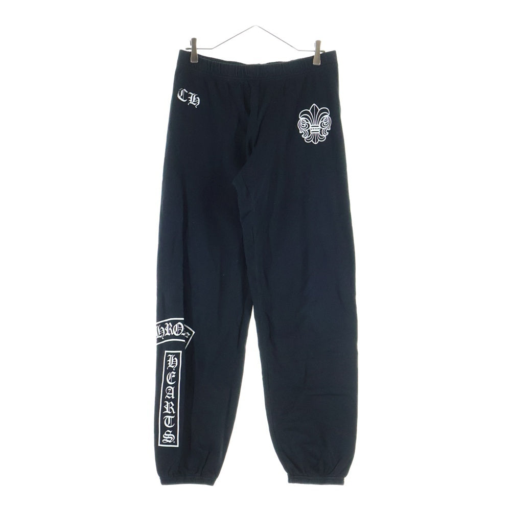 CHROME HEARTS(クロムハーツ) OLD SWEAT PANT オールド フレア プリント スウェット ロングパンツ ブラック