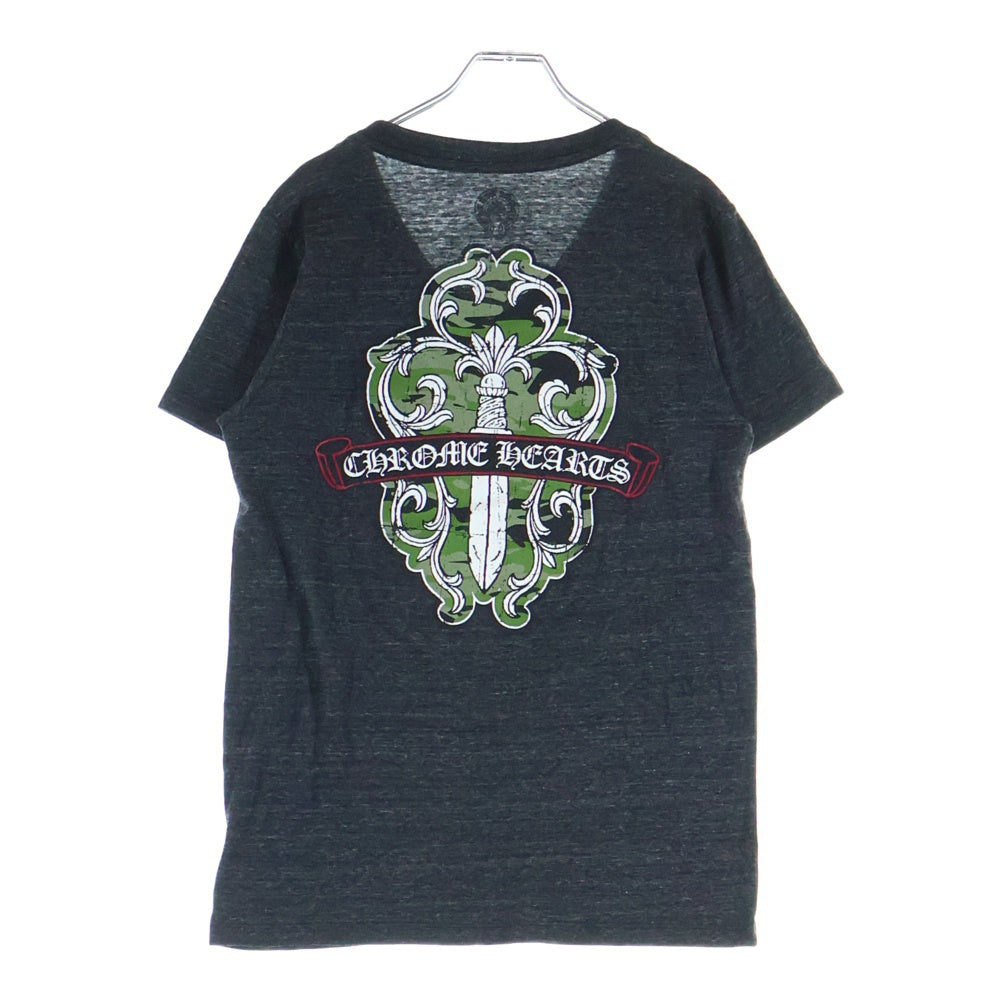CHROME HEARTS(クロムハーツ) OLD Camouflage Vine Dagger Tee オールド カモフラージュ ヴァインダガー Tシャツ グレー