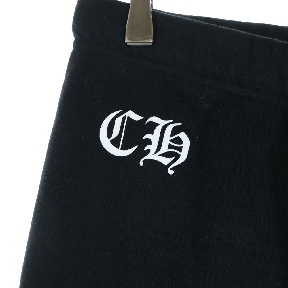 CHROME HEARTS(クロムハーツ) SWEAT PANT クロス プリント スウェット ロングパンツ ブラック