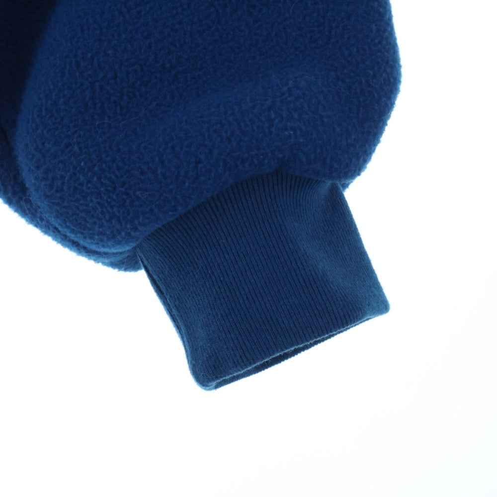 DESCENDANT(ディセンダント) BURY ZIP FLEECE スタンドカラー ジップ フリース プルオーバージャケット ブルー