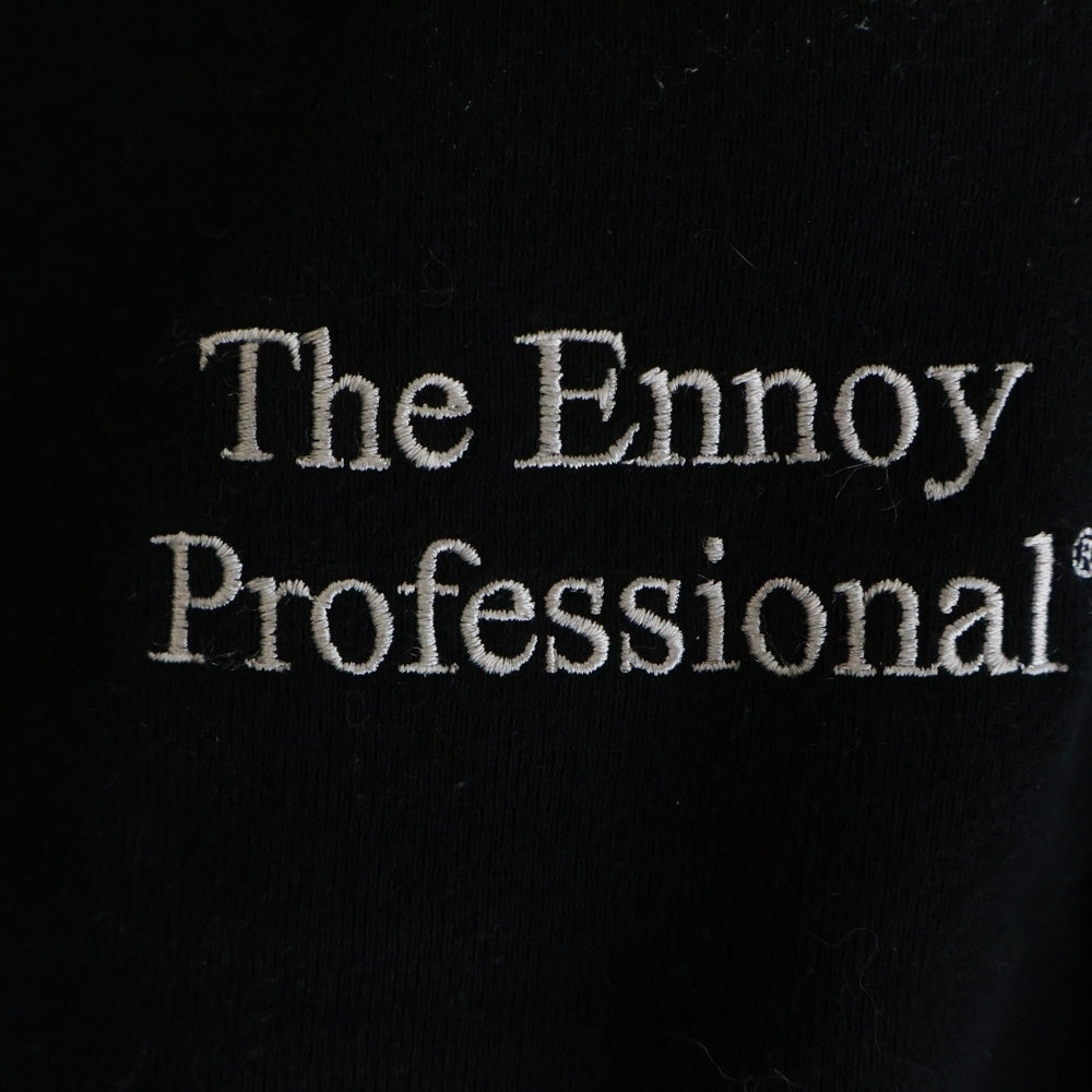 The Ennoy Professional(エンノイプロフェッショナル) 20AW Sweatpants ロゴ刺繍 スウェットパンツ ブラック AW20BRENPT01NTL