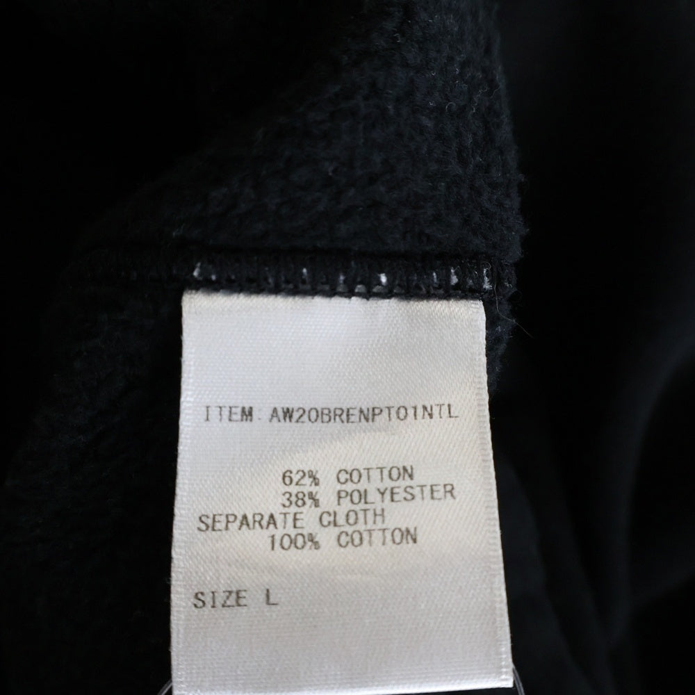 The Ennoy Professional(エンノイプロフェッショナル) 20AW Sweatpants ロゴ刺繍 スウェットパンツ ブラック AW20BRENPT01NTL