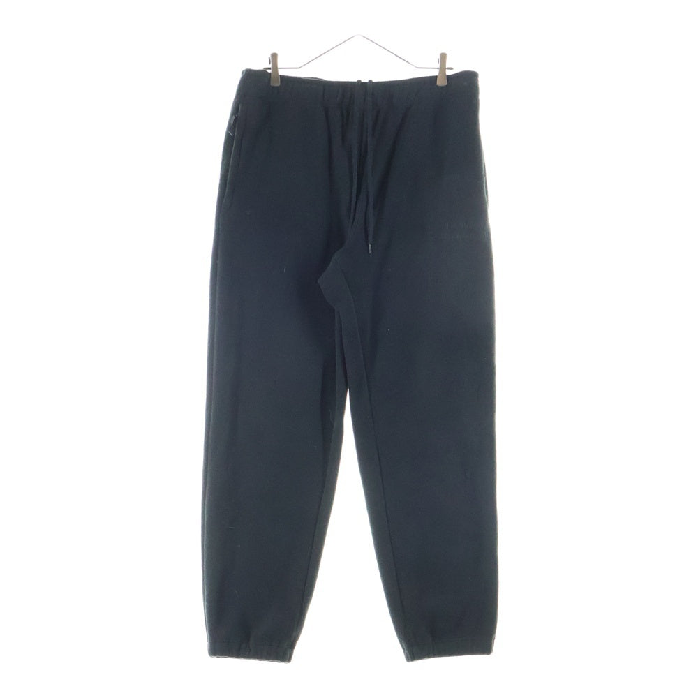 The Ennoy Professional(エンノイプロフェッショナル) 23AW CITY FLEECE PANTS ロゴ刺繍 シティフリース パンツ ブラック AW23BRENPT01LP