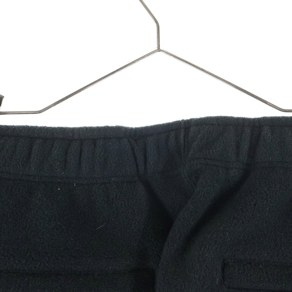 The Ennoy Professional(エンノイプロフェッショナル) 23AW CITY FLEECE PANTS ロゴ刺繍 シティフリース パンツ ブラック AW23BRENPT01LP