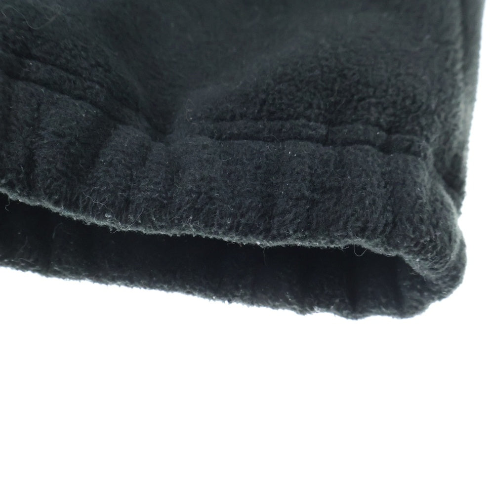 The Ennoy Professional(エンノイプロフェッショナル) 23AW CITY FLEECE PANTS ロゴ刺繍 シティフリース パンツ ブラック AW23BRENPT01LP