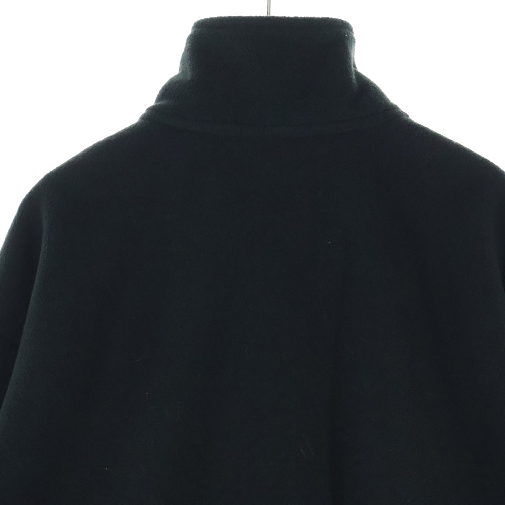 The Ennoy Professional(エンノイプロフェッショナル) 23AW CITY FLEECE JACKET ロゴ刺繍 シティフリース ジャケット ブラック AW23BRENJK01LP