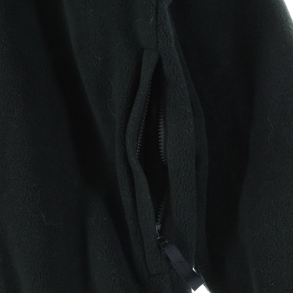 The Ennoy Professional(エンノイプロフェッショナル) 23AW CITY FLEECE JACKET ロゴ刺繍 シティフリース ジャケット ブラック AW23BRENJK01LP