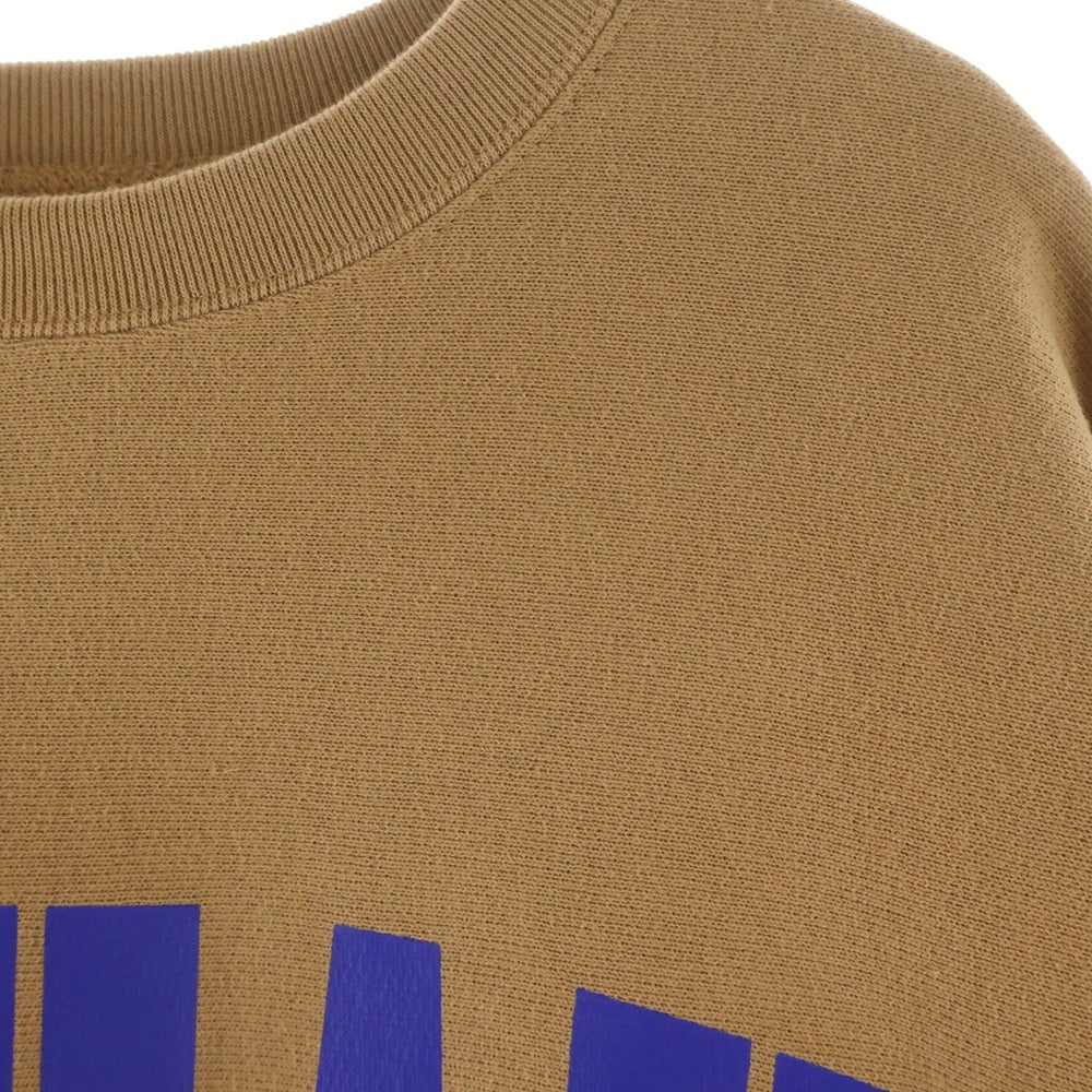 CHAMPION(チャンピオン) 24AW Reverse Weave Logo Crew Neck Sweat リバースウィーブ プリント クルーネック スウェットトレーナー ベージュ C8-A034