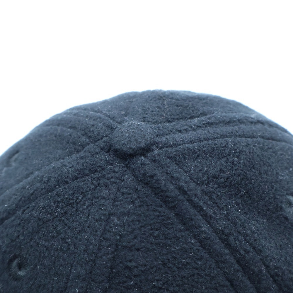 The Ennoy Professional(エンノイプロフェッショナル) FLEECE CAP ロゴ刺繍 フリース キャップ 帽子 ブラック