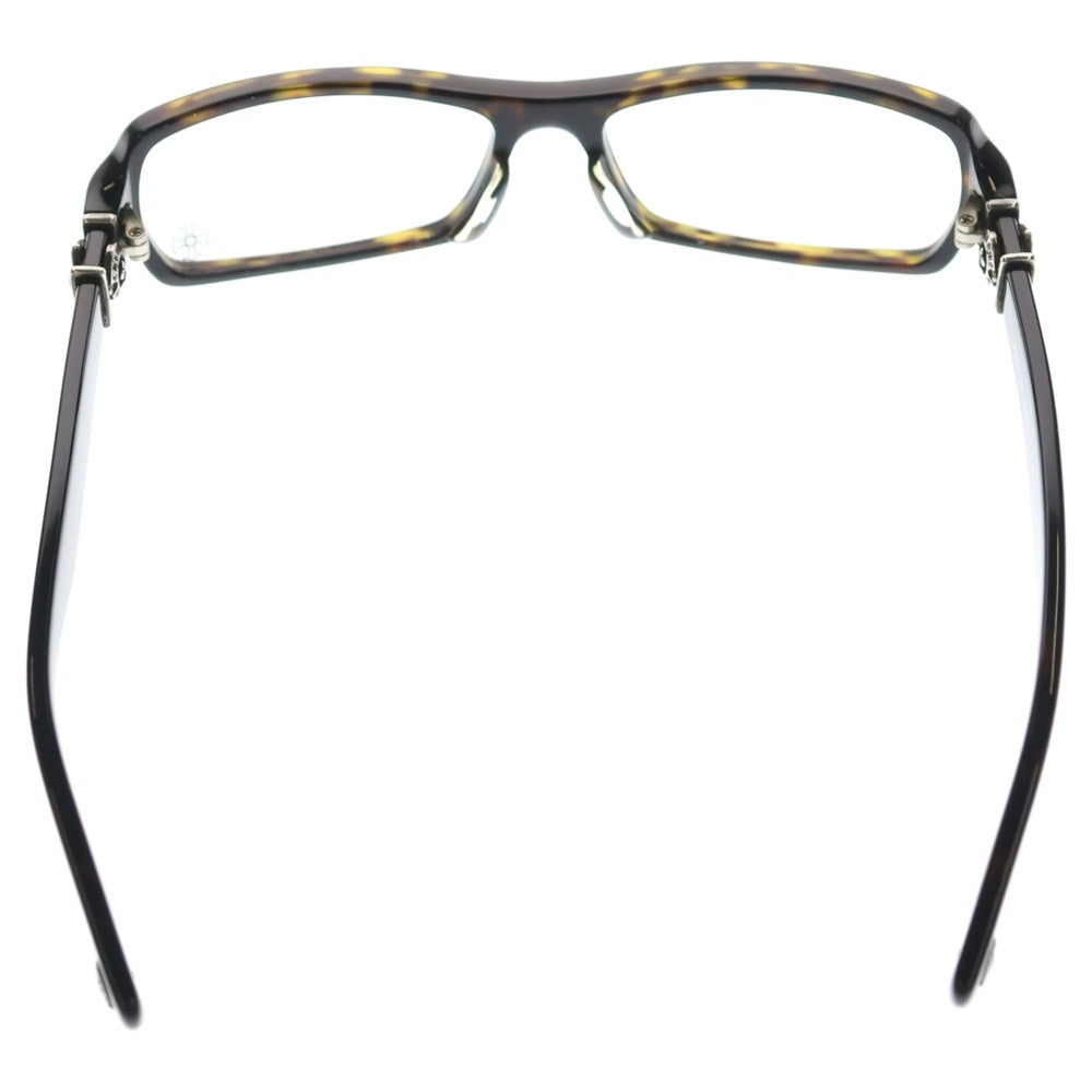 CHROME HEARTS(クロムハーツ) GITTIN ANY?-2 BSフレアテンプル スクエアフレームアイウェア 眼鏡 ブラウン