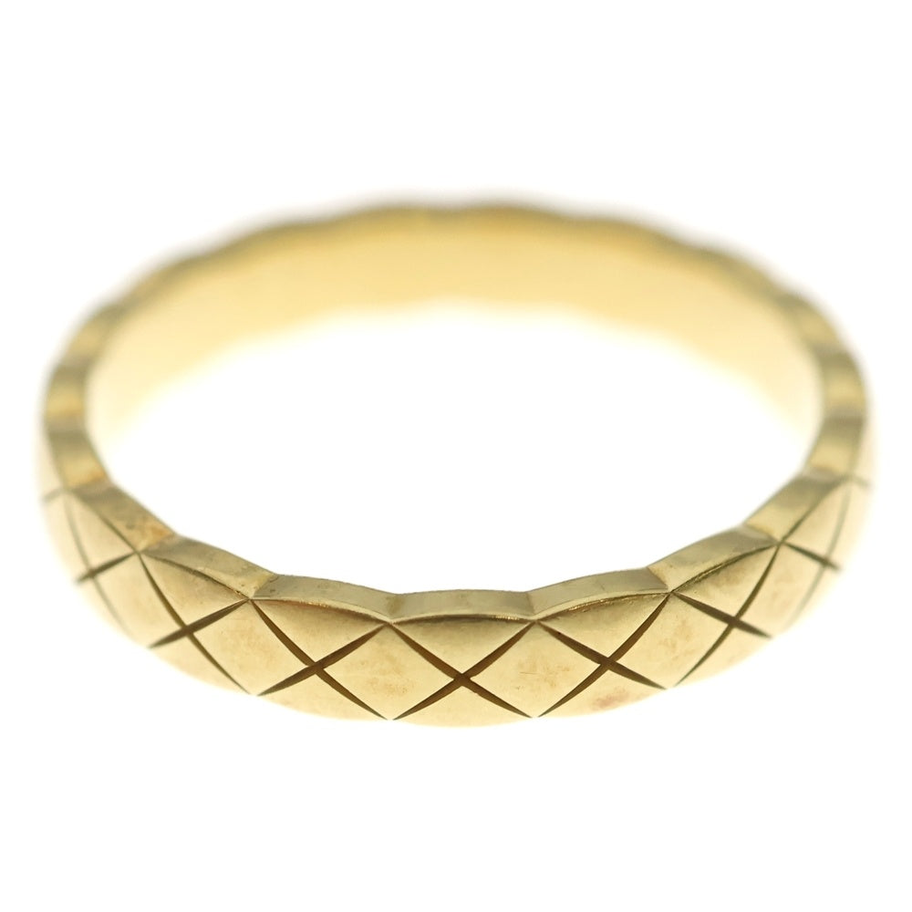 CHANEL(シャネル) K18YG ココ クラッシュ ミニ マトラッセ リング ゴールド