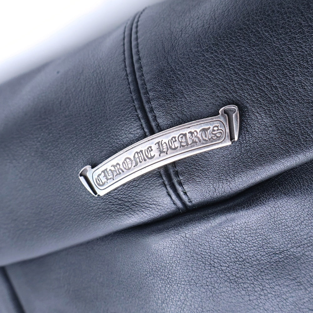 CHROME HEARTS(クロムハーツ) #1 SNAT PACK スナットパック ダガージップ ガンスリンガーベルト レザーウエストバッグ ブラック BCA378