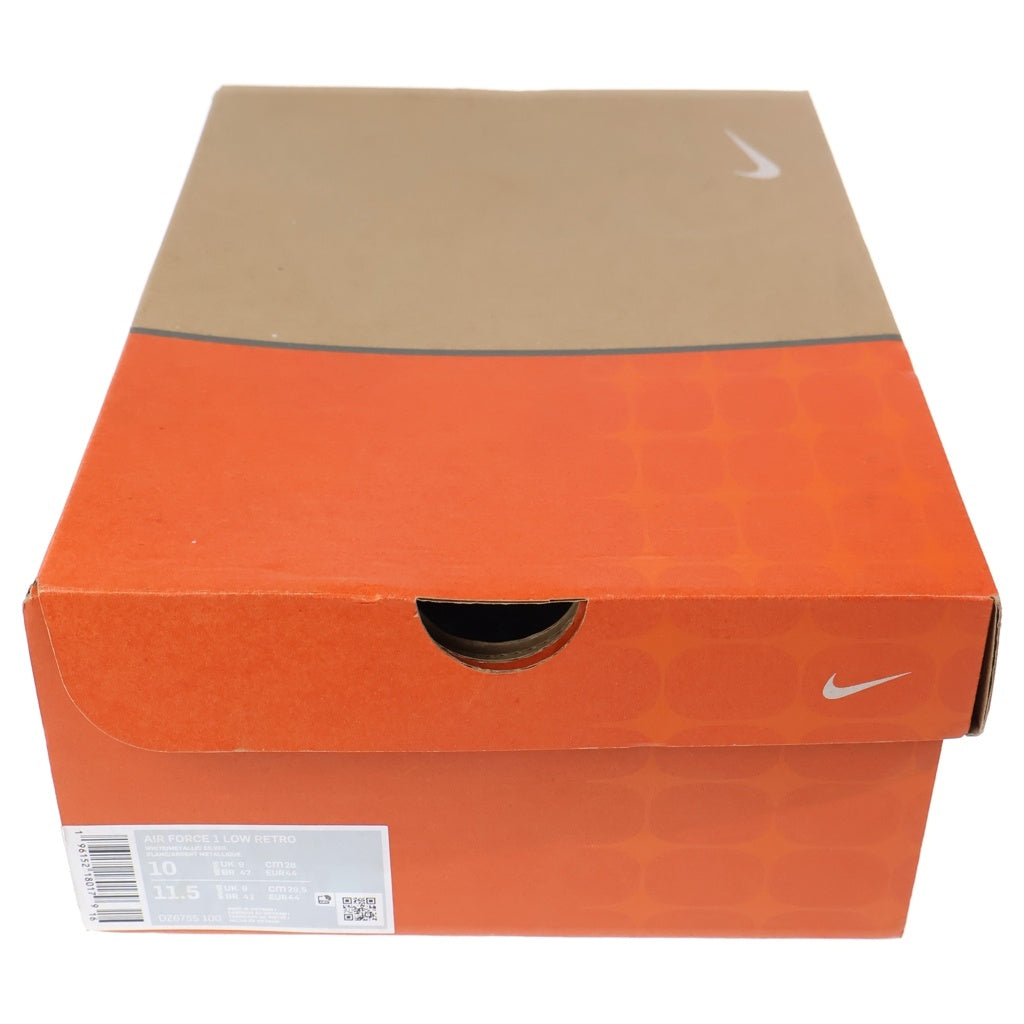NIKE(ナイキ) AIR FORCE 1 LOW COLOR OF THE MONTH SILVER SWOOSHES エアフォース1 カラー オブ ザ マンス シルバースウッシュ ローカットスニーカー US10/28cm DZ6755-100
