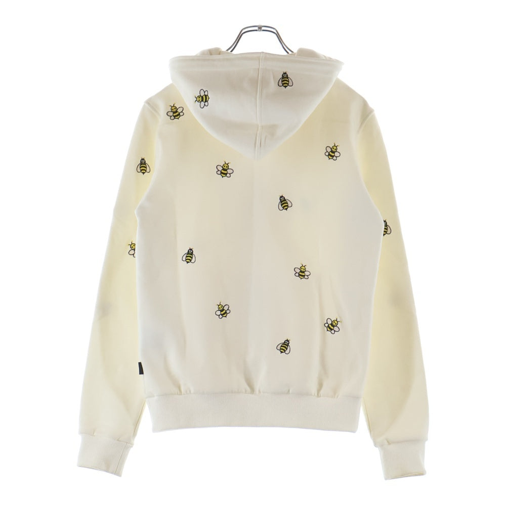 DIOR(ディオール) 19SS ×KAWS Bee Zip Up Hoodie カウズ BEE刺繍 ジップアップ スウェット パーカー フーディー ホワイト 923J205W6142
