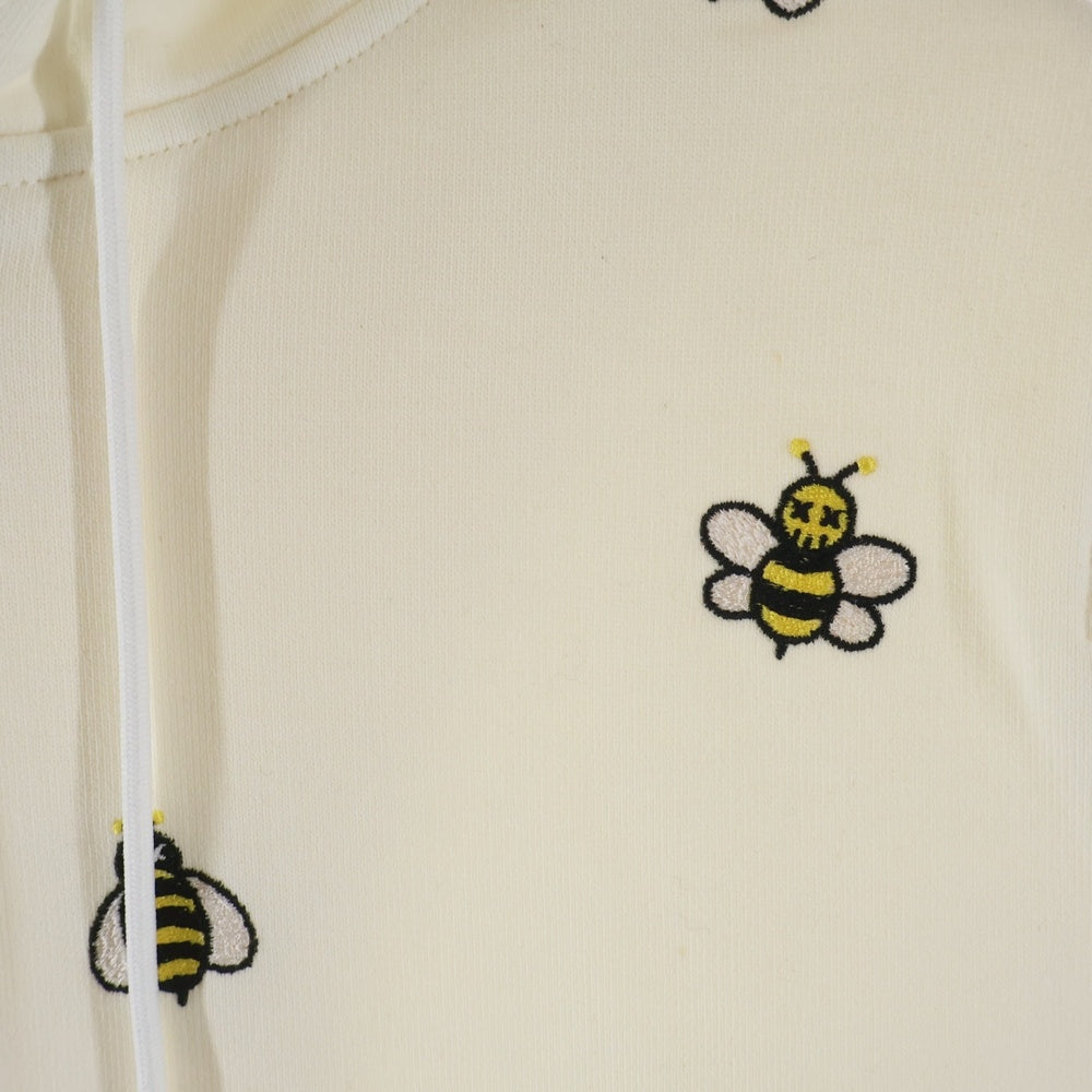 DIOR(ディオール) 19SS ×KAWS Bee Zip Up Hoodie カウズ BEE刺繍 ジップアップ スウェット パーカー フーディー ホワイト 923J205W6142