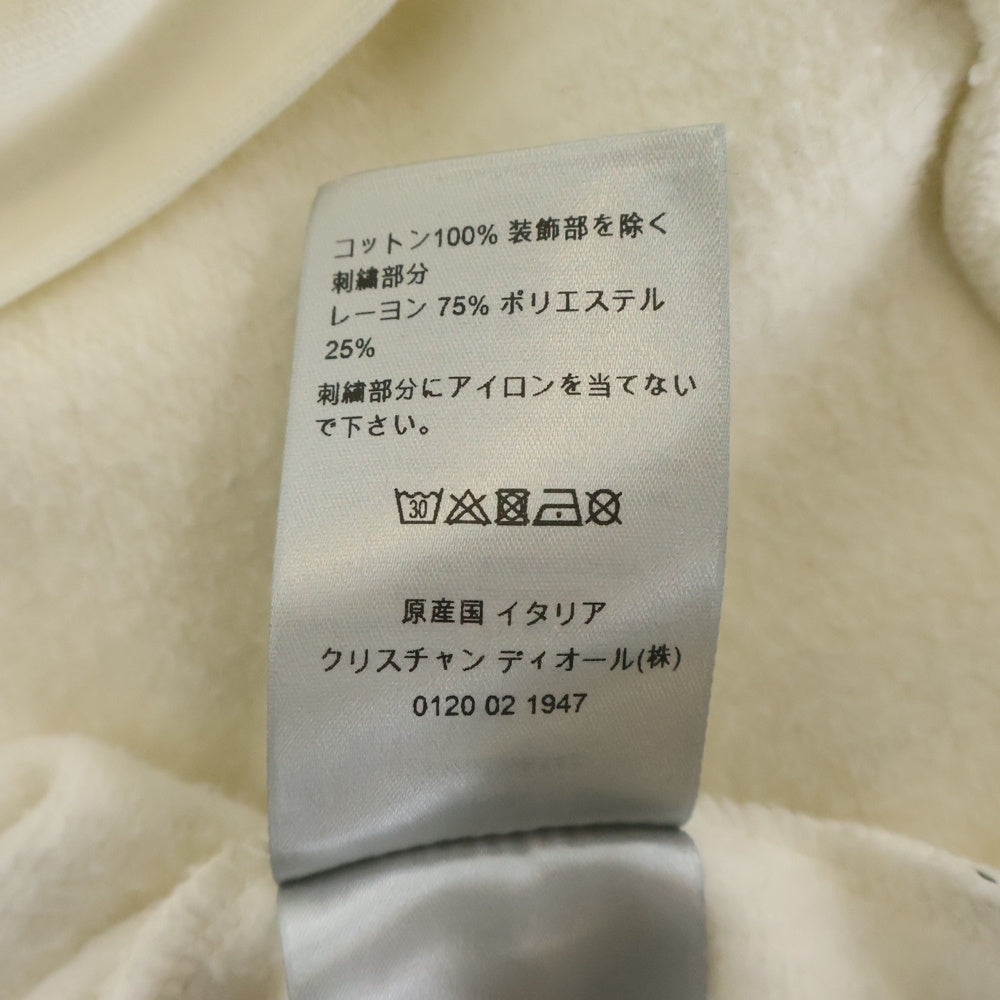 DIOR(ディオール) 19SS ×KAWS Bee Zip Up Hoodie カウズ BEE刺繍 ジップアップ スウェット パーカー フーディー ホワイト 923J205W6142