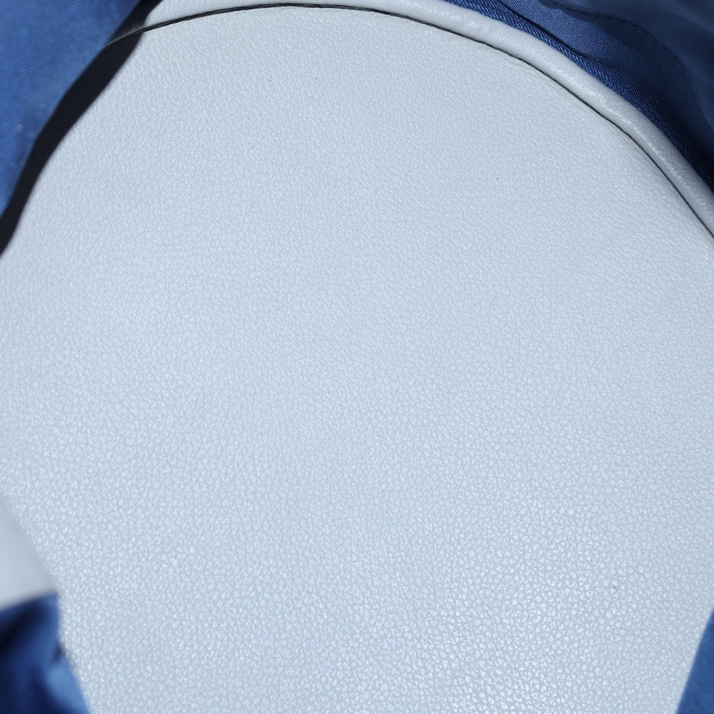 HERMES(エルメス) SAC SOIE COOL 22 BRIDES de GALA ソワクール22 □Q刻印 レザー シルク ショルダーバッグ 巾着バッグ リュック オレンジ レディース