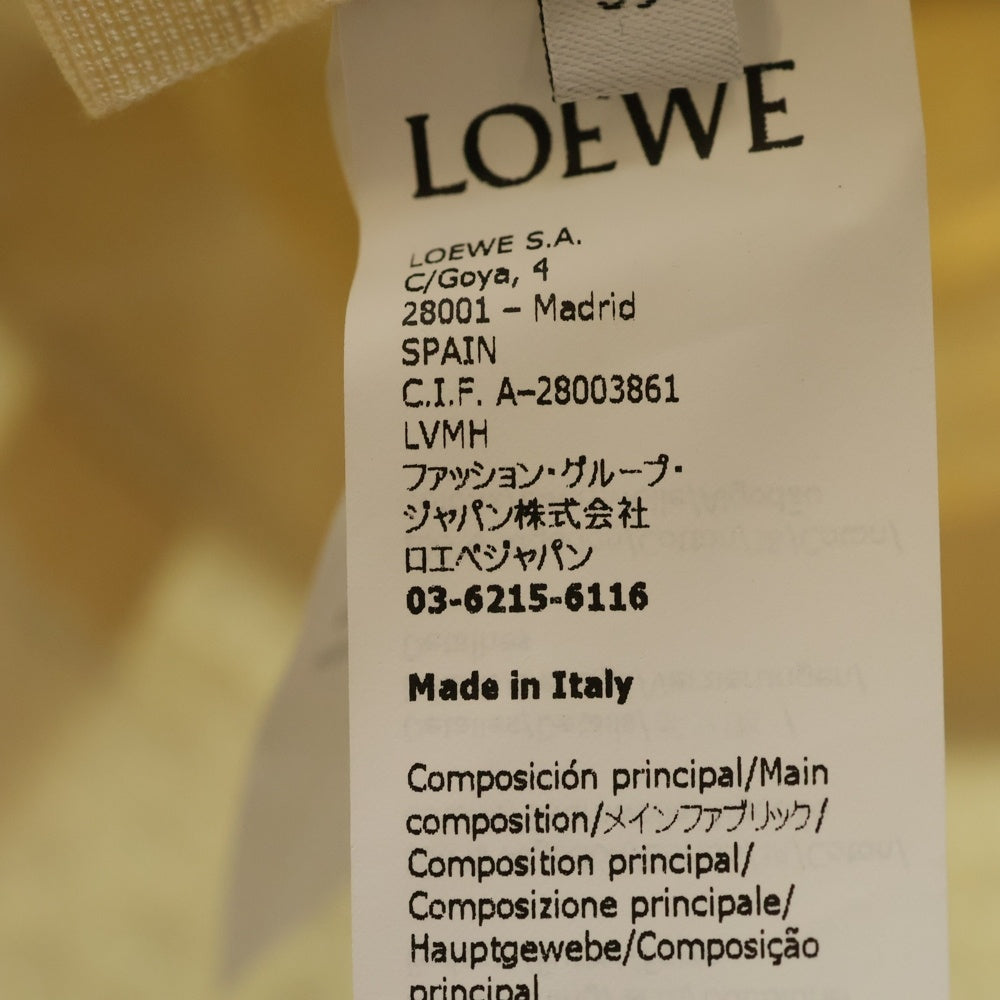 LOEWE(ロエベ) ×PAULA'S IBIZA パウラズイビザ フィッシャーマン バケットハット 帽子 ホワイト レディース K820HF1X25