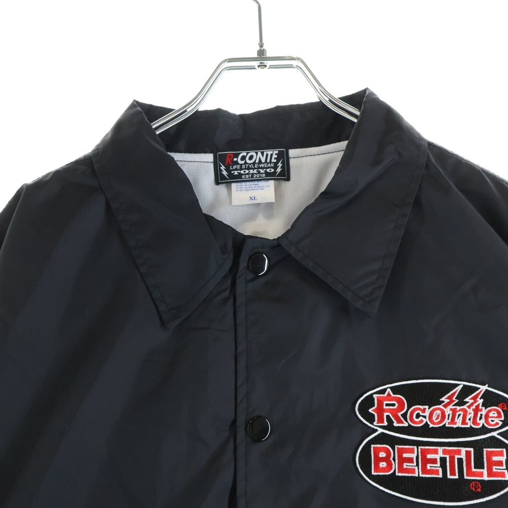 Rconte(アールカンテ) ×OCEANBEETLE COACH JACKET コーチジャケット ブラック