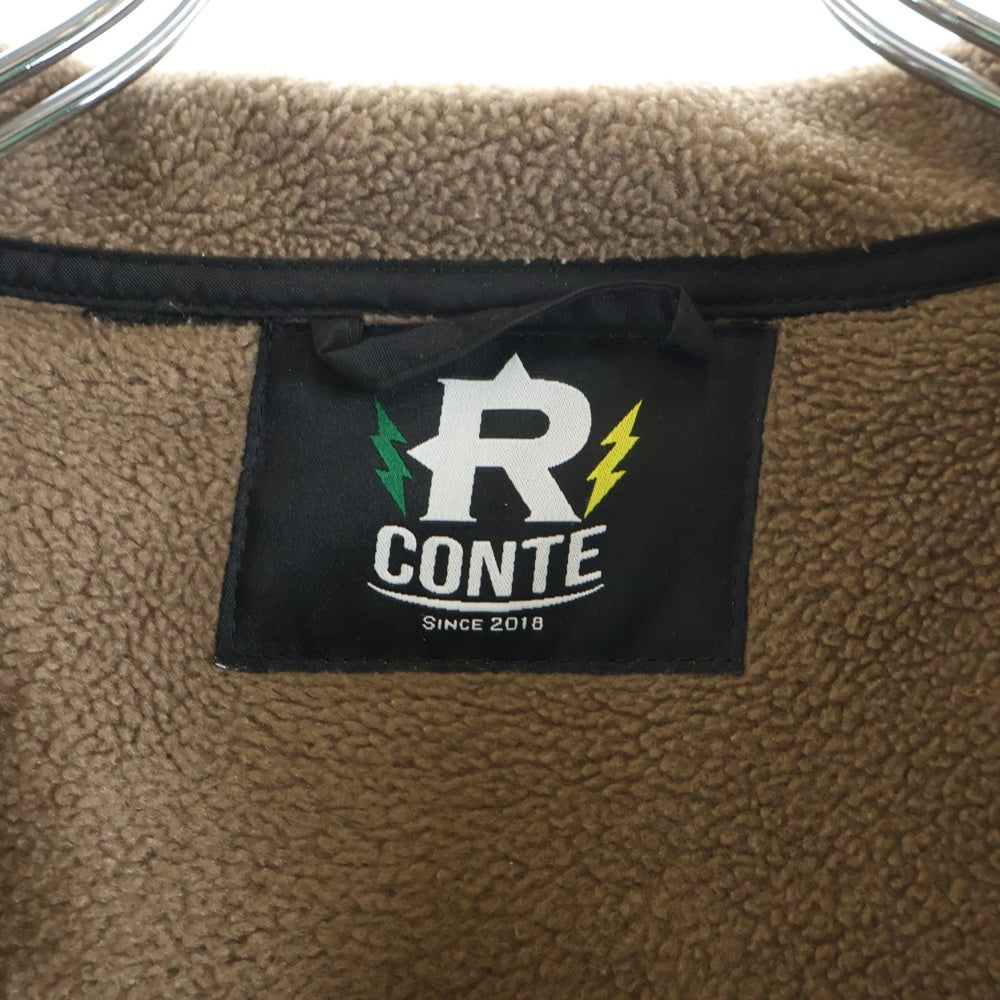 Rconte(アールカンテ) FLEECE JACKET フリースジャケット ブラウン