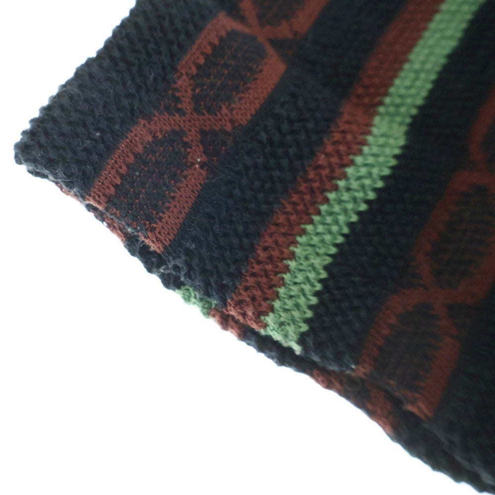 WACKO MARIA(ワコマリア) 24SS STRIPED JACQUARD SUMMER KNIT POLO SHIRT ストライプジャガードサマーニットポロシャツ 24SS-WMK-KN20
