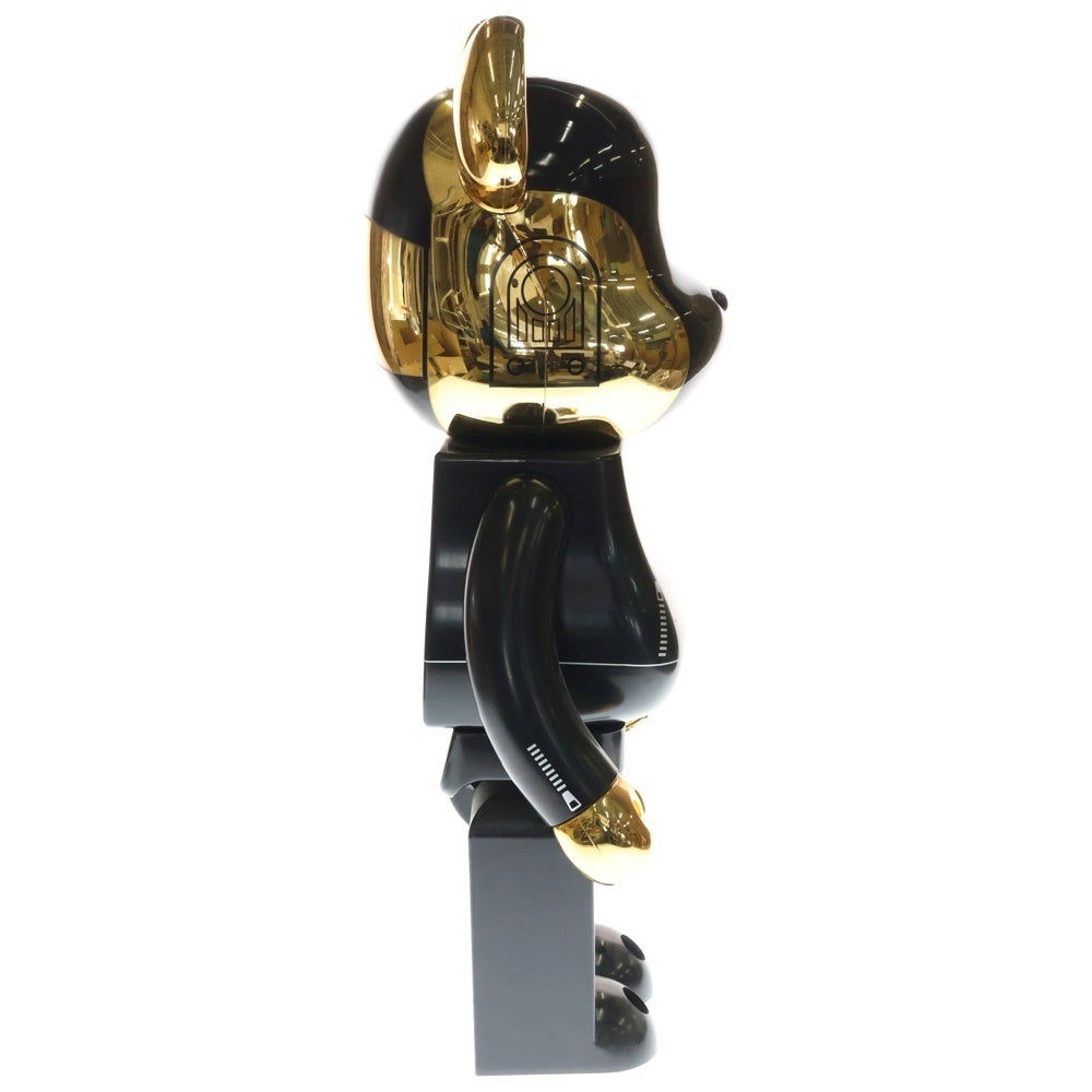 MEDICOM TOY(メディコムトイ) BE@RBRICK 1000% DAFTPUNK ベアブリック ダフトパンク フィギュア 人形 ブラック/ゴールド