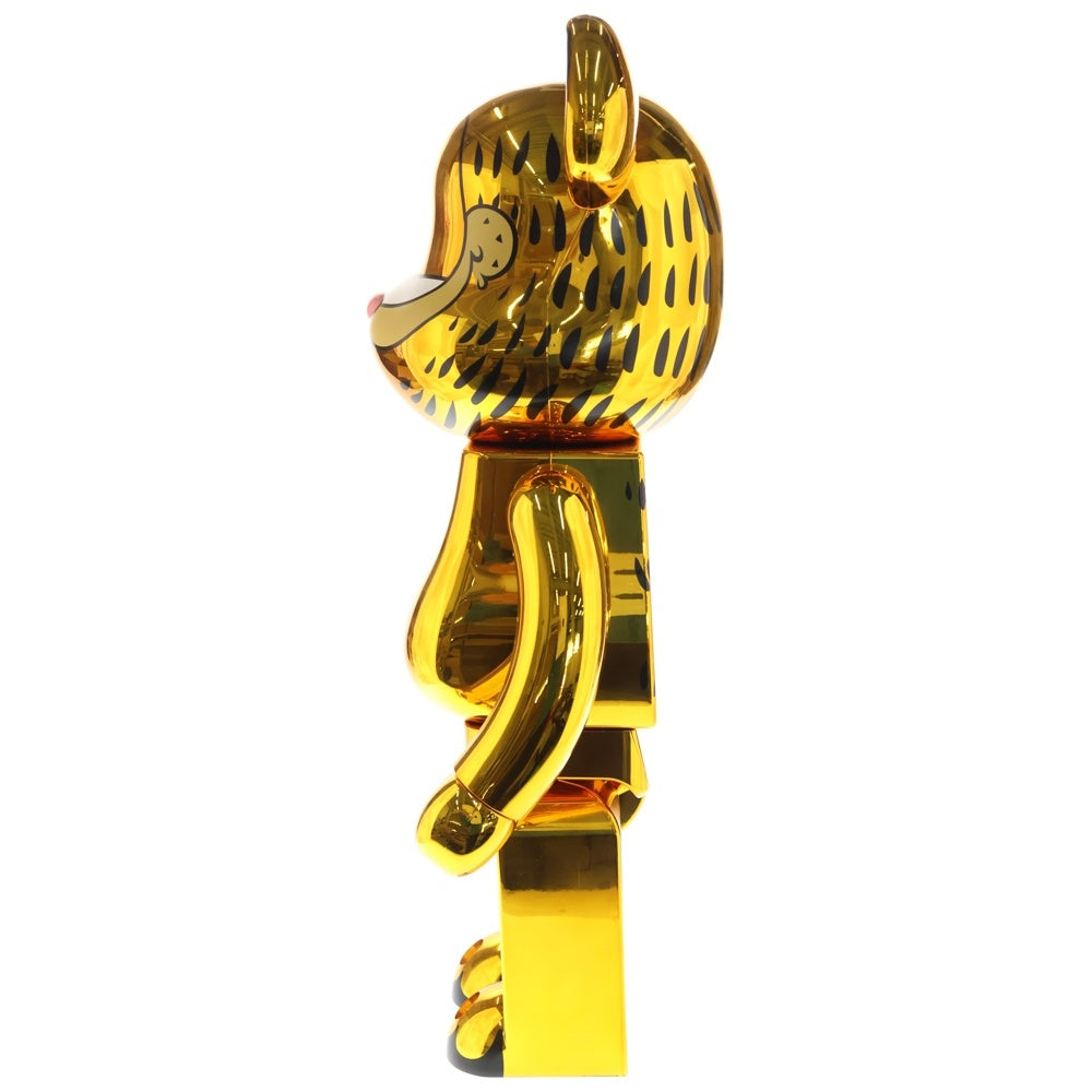 MEDICOM TOY(メディコムトイ) BE@RBRICK GARFIELD GOLD CHROME Ver. 1000% ベアブリック ガーフィールド フィギュア人形 ゴールド