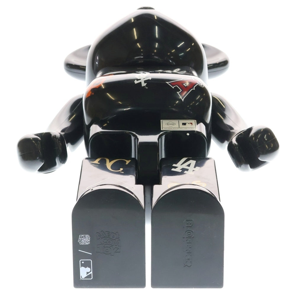 MEDICOM TOY(メディコムトイ) BE@RBRICK F.C.R.B. × MLB 1000% (ALL TEAM) ベアブリック ブリストル メージャーリーグ ベースボールフィギュア 人形 ブラック