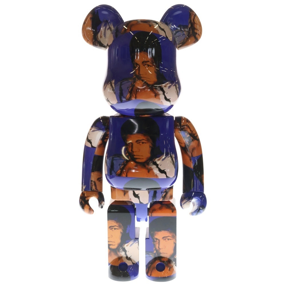 MEDICOM TOY(メディコムトイ) BE@RBRICK Andy Warhol's Muhammad Ali 1000% ベアブリック アンディウォーホル モハメドアリ フィギュア 人形 ブルー