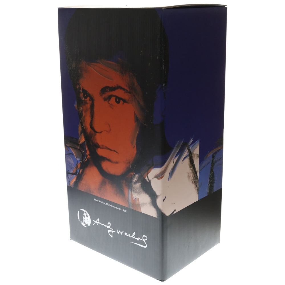 MEDICOM TOY(メディコムトイ) BE@RBRICK Andy Warhol's Muhammad Ali 1000% ベアブリック アンディウォーホル モハメドアリ フィギュア 人形 ブルー