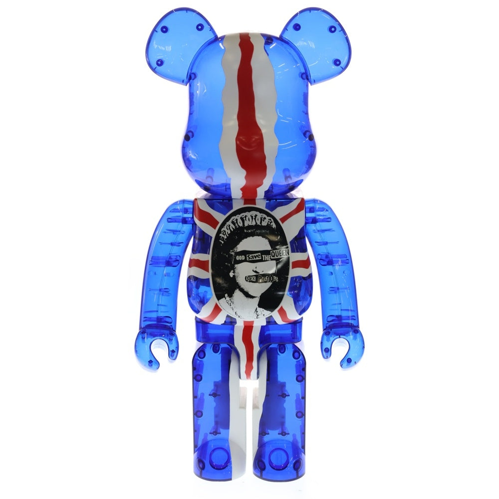 MEDICOM TOY(メディコムトイ) BE@RBRICK Sex Pistols God Save The Queen Clear Ver. 1000% ベアブリック セックス ピストルズ ゴッド セイヴ ザ クイーン クリアバージョン フィギュア 人形