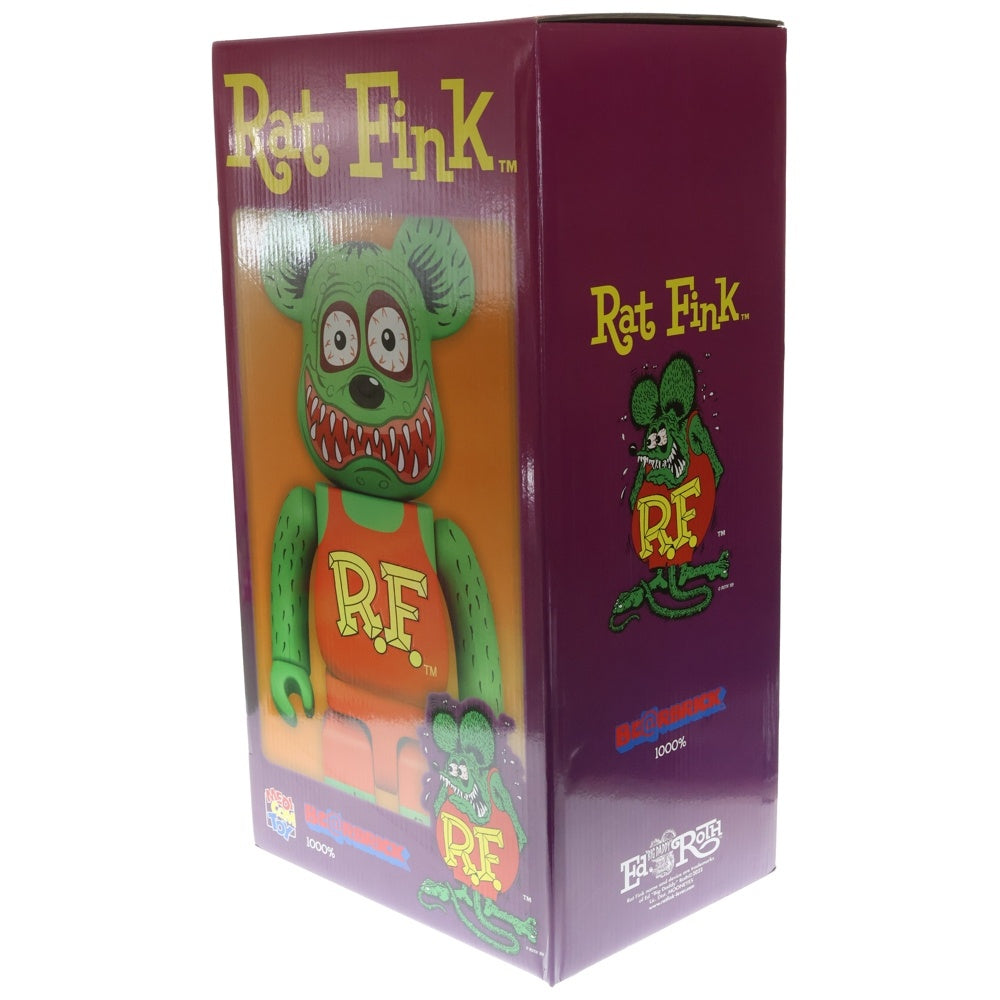 MEDICOM TOY(メディコムトイ) BE@RBRICK RAT FINK(TM) 1000% ベアブリック ラットフィンク フィギュア 人形 グリーン