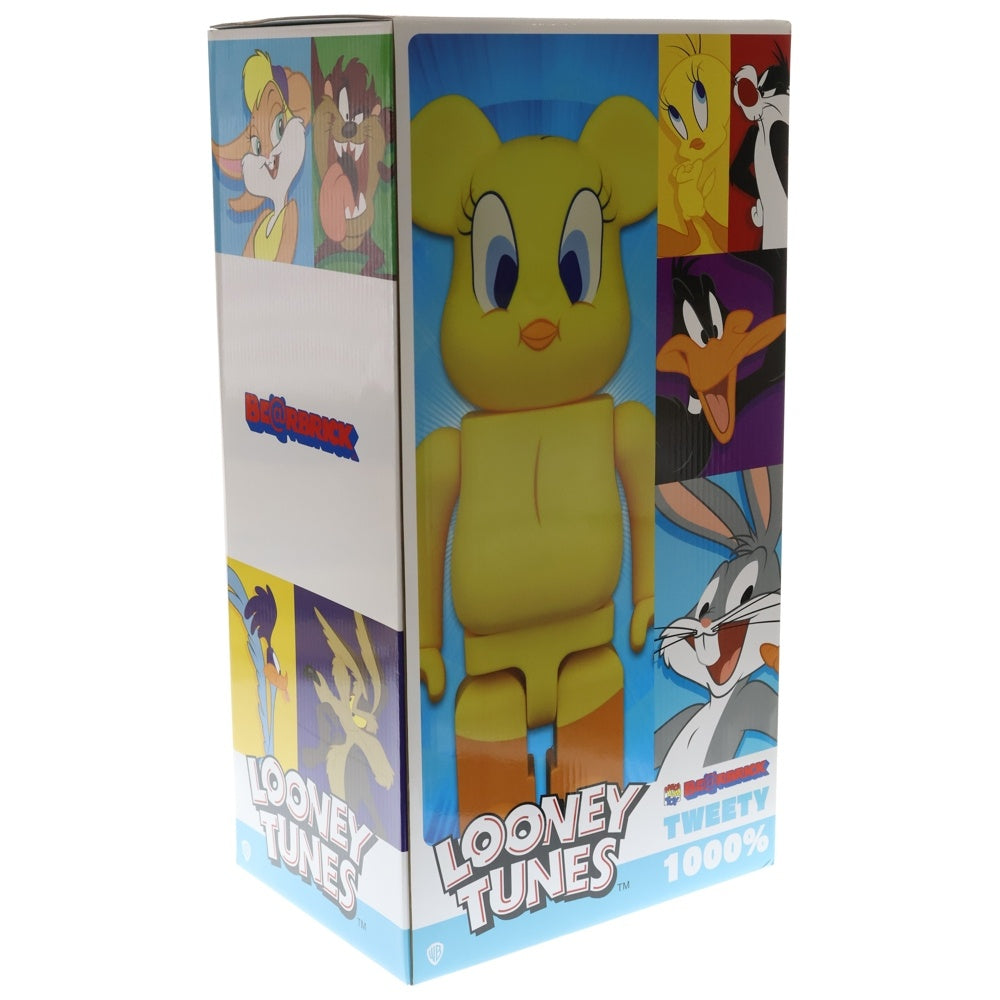 MEDICOM TOY(メディコムトイ) BE@RBRICK TWEETY 1000% ベアブリック トゥイーティー フィギュア人形 イエロー