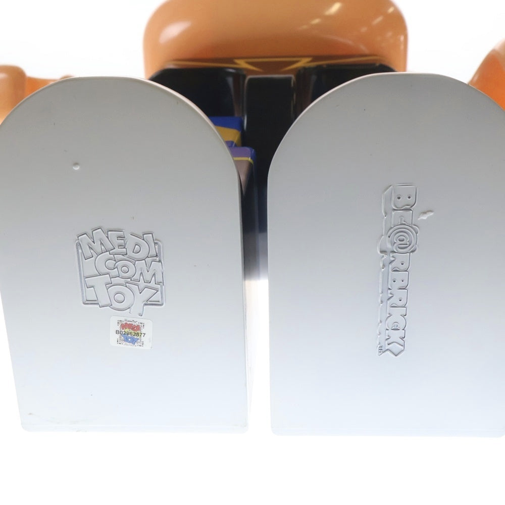 MEDICOM TOY(メディコムトイ) BE@RBRICK First Generation Tiger Mask 1000% ベアブリック フィギュア 人形 イエロー/ベージュ