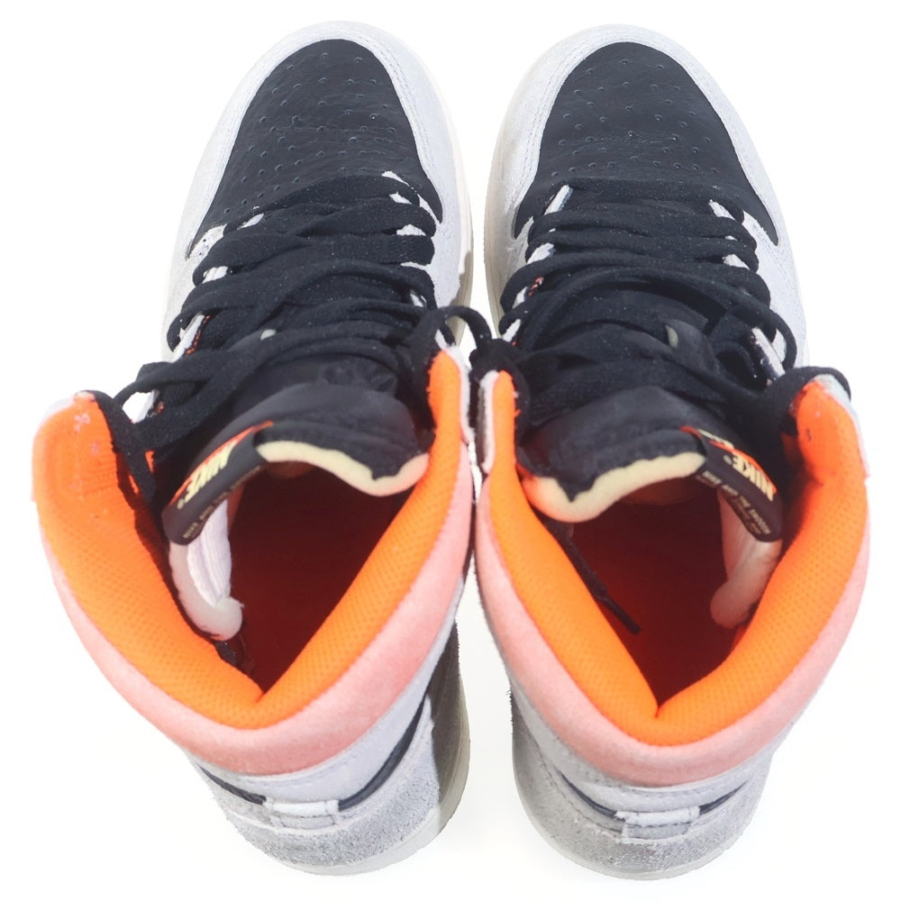 NIKE(ナイキ) AIR JORDAN 1 RETRO HIGH OG HYPER CRIMSON エアジョーダン1 ハイパークリムゾン ハイカットスニーカー グレー US9/27cm 555088-018