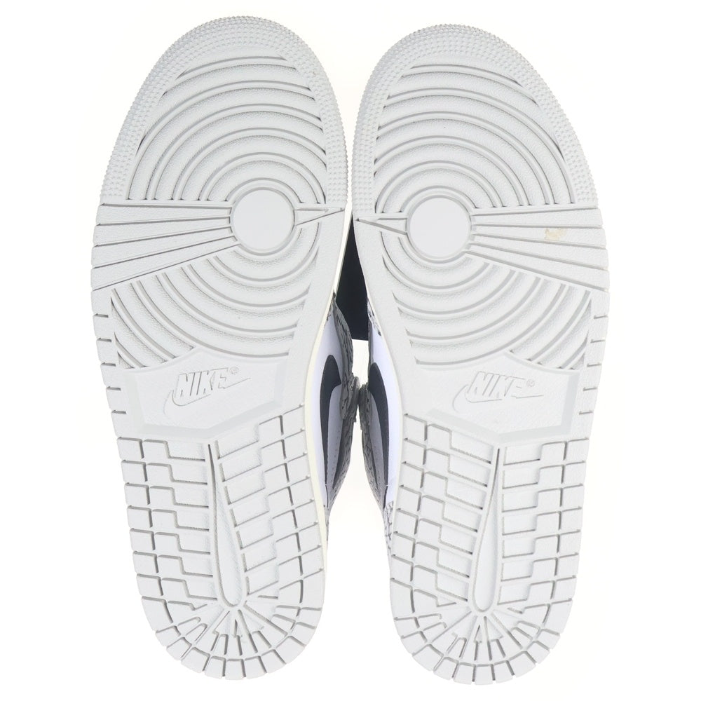 NIKE(ナイキ) AIR JORDAN 1 RETRO HIGH OG WHITE CEMENT ELEPHANT エアジョーダン1 ホワイトセメント サファリ ハイカットスニーカー ホワイト/グレー US9/27cm DZ5485-052