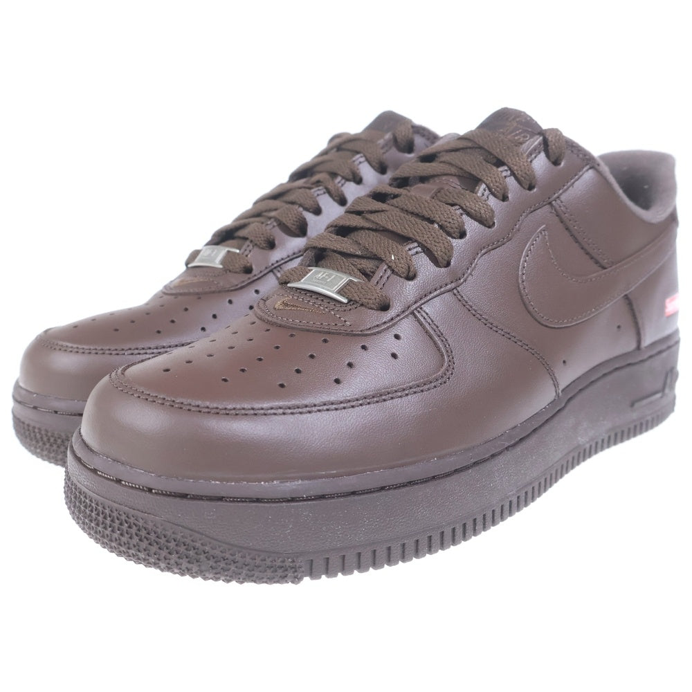 NIKE(ナイキ) ×SUPREME AIR FORCE 1 LOW SP エアフォース1 ローカットスニーカー ブラウン US9/27cm CU9225-200