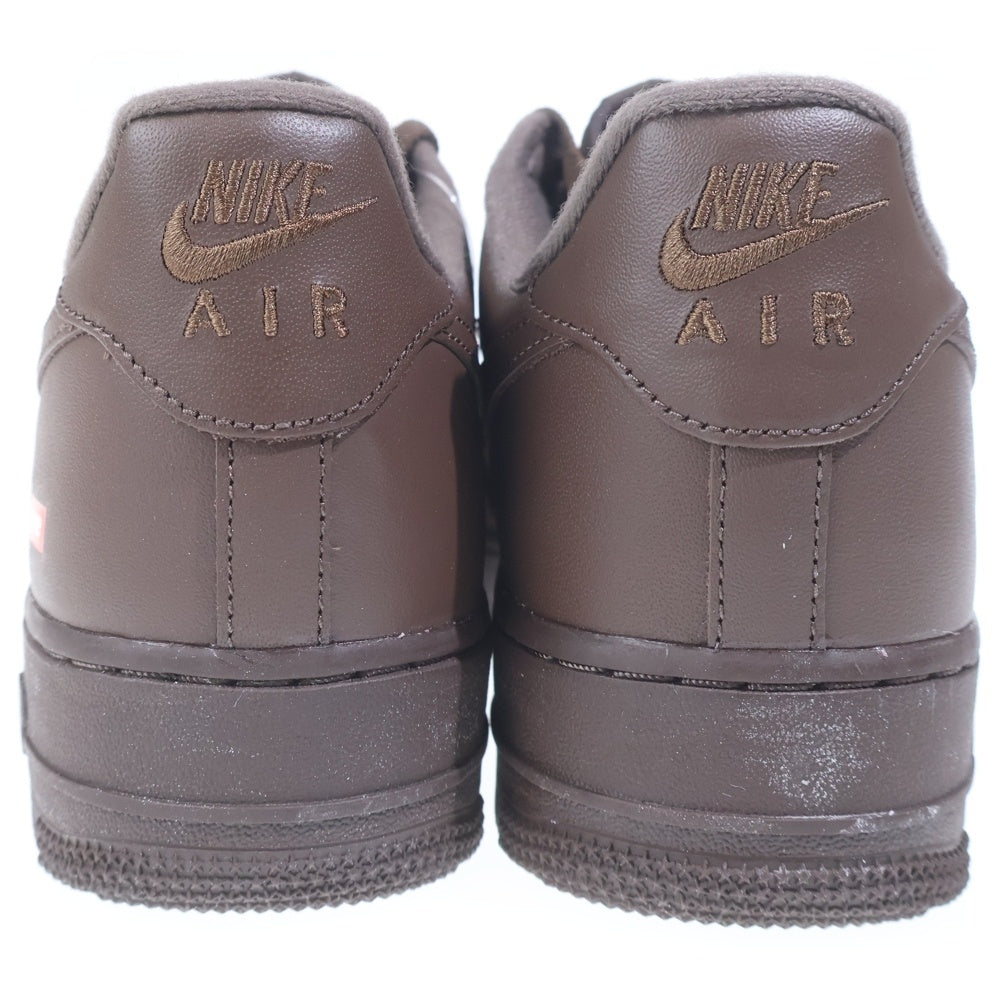 NIKE(ナイキ) ×SUPREME AIR FORCE 1 LOW SP エアフォース1 ローカットスニーカー ブラウン US9/27cm CU9225-200